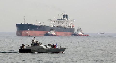 US blames Iran for explosions at Gulf of Oman tanker 'attacks'