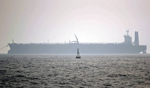 An oil tanker seen near the seaport of Assaluyeh in the Persian Gulf, credit to Reuters.