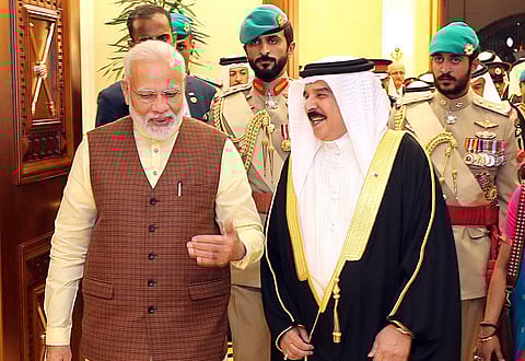 Bahrain’s Crown Prince meets Indian Prime Minister
