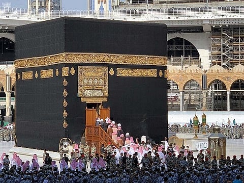 Prince Khalid Al-Faisal bin Abdulaziz, Advisor to the Custodian of the Two Holy Mosques and Governor of Makkah Region Wash the Holy Kaaba