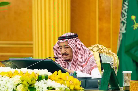 King Salman Chairs Saudi Arabia’s Cabinet Session at Al-Yamamah Palace