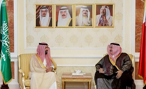 Bahraini Foreign Affairs minister meets with Saudi Arabia's Ambassador