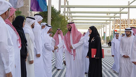 Saudi Arabia's Crown Prince Visits Expo 2020 in Dubai