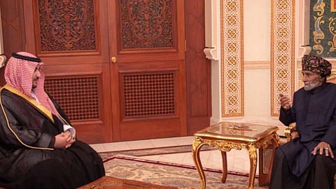 Sultan of Oman hosts Saudi Deputy Defense Minister