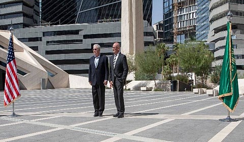 US ambassador visits KAFD, investment icon in Riyadh