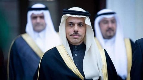 Saudi Foreign Minister Prince Faisal bin Farhan