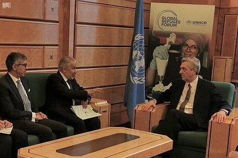 KSrelief Supervisor General Meets UN High Commissioner for Refugees