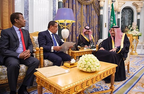 King Salman receives two messages from Ethiopia's President and Prime Minister