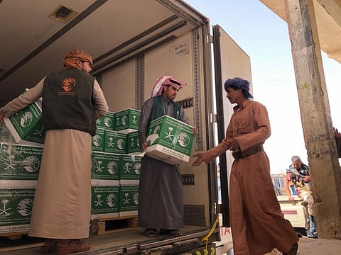 Saudi Arabia provides Shelter Materials in Sa'ada Governorate