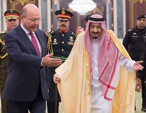 King Salman discusses De-Escalation of regional tensions with Iraqi President