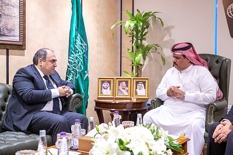 Saudi Chambers head meets with Cyprus Ambassador