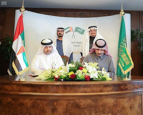 Saudi-Emirates' Human Development Committee Review Achievements