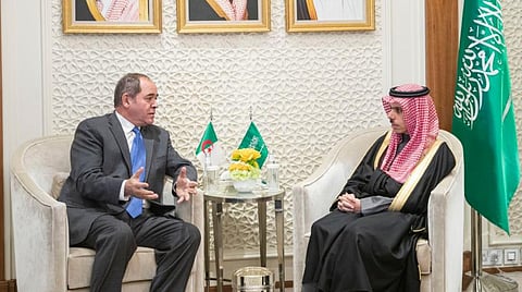 Saudi FM meets Algerian Counterpart in Riyadh