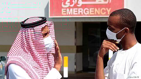 Print this page
Science & Health
WHO Sets Up Emergency Committee on MERS Virus
July 05, 2013 11:52 AM
Men wear surgical masks as a precautionary measure against novel coronavirus, Dammam, Saudi Arabia, May 23, 2013.
Men wear surgical masks as a precautionary measure against novel coronavirus, Dammam, Saudi Arabia