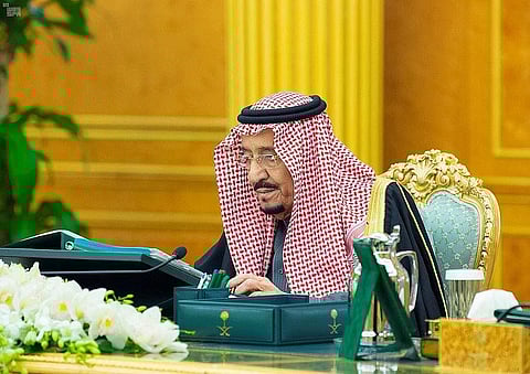 King Salman Chairs Saudi Arabia's Cabinet Session