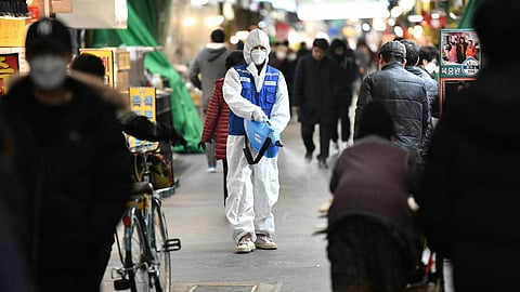 Coronavirus infections grow slower in China, spike in South Korea