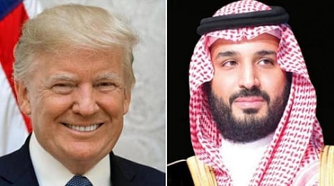 The Saudi Crown Prince and the US President.