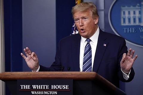 US president Donald Trump