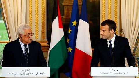 France shows support peace talks in the Middle East