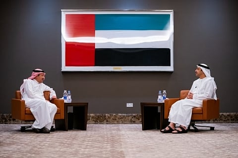 Saudi deputy FM visits UAE, meets with Sheikh Abdullah