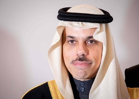 Saudi Arabia’s Foreign Minister Prince Faisal Bin Farhan