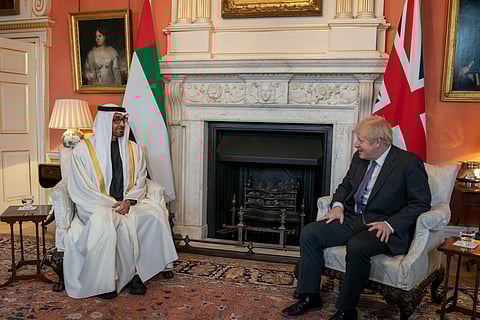 Mohamed bin Zayed, British PM discuss bilateral ties, regional developments