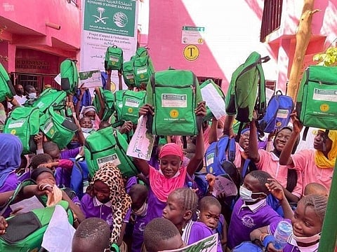 KSrelief launched on Thursday a project to support basic education completion for children in Mali.