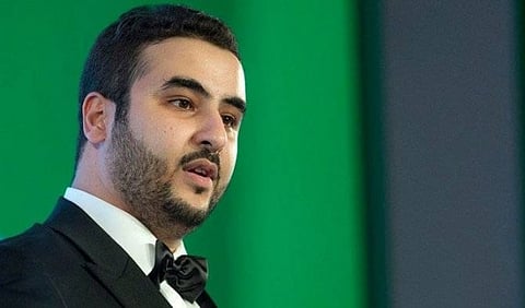 Prince Khalid calls UK defense secretary