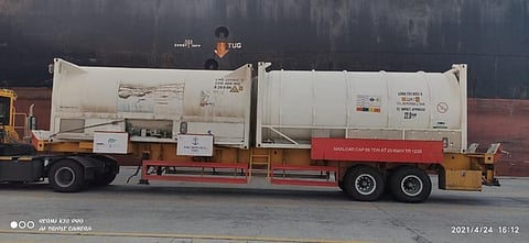 Saudi Arabia ships 80 metric tons of liquid oxygen to India amid spike in COVID-19 cases