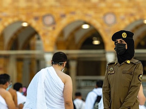 Women members of Hajj & Umrah Security Forces deployed at Haram
