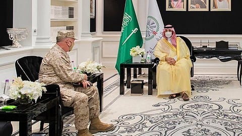 Deputy minister of defense meets with commander of US Central Command