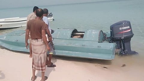 The source said Houthi militias were attempting to attack an international trading ship. (Supplied)