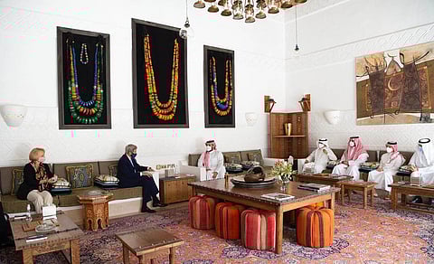 Crown Prince meets with US climate envoy John Kerry