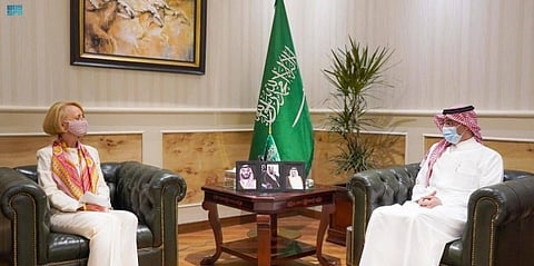 Al-Awwad highlights Saudi efforts in promoting human rights in meeting with top US official