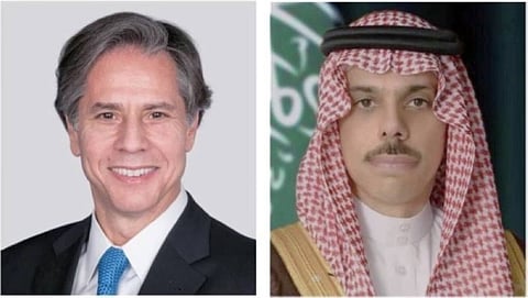 Prince Faisal; Blinken discuss Afghanistan developments over phone