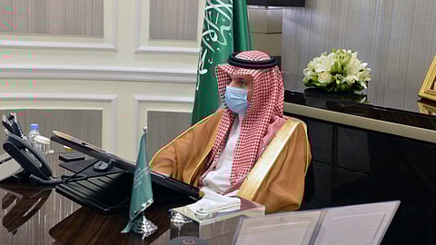 Saudi Arabia’s Foreign Minister Prince Faisal bin Farhan made a phone call on Monday to the his Algerian counterpart Ramdane Lamamra