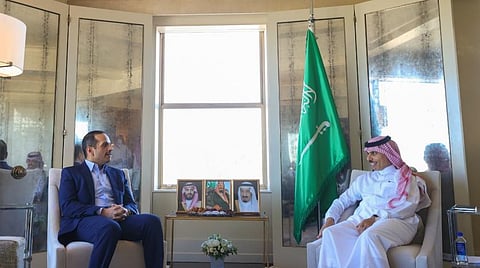 Saudi, Qatari FMs Hold Talks in New York