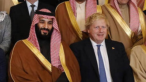 Crown Prince receives phone call from UK’s PM