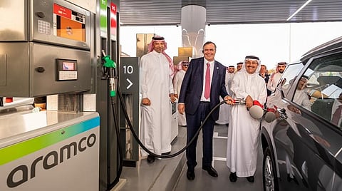 Aramco and TotalEnergies have launched the first two service stations of their joint retail network. (Aramco)