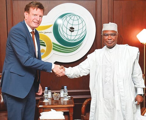 OIC chief holds talks in Jeddah with envoys to Saudi Arabia