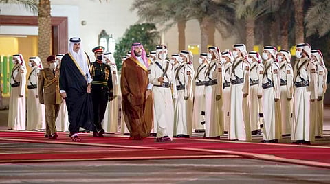 Qatari Emir, Saudi Crown Prince Chair Joint Coordination Council Meeting in Doha