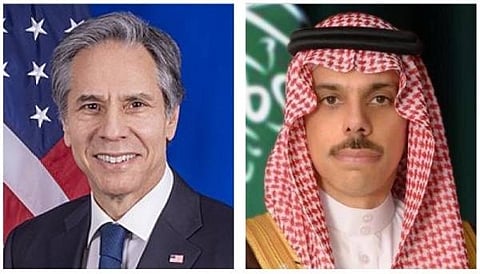 Prince Faisal; Blinken discuss promoting security and stability in Middle East