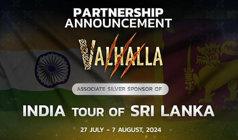 Floki’s Valhalla Joins as Associate Sponsors for India’s Tour of Sri Lanka