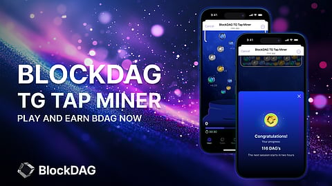 BlockDAG's Viral T2E Game —TG Tap Miner Attracts Millions To $71M Presale; Updates On Toncoin & Chainlink!