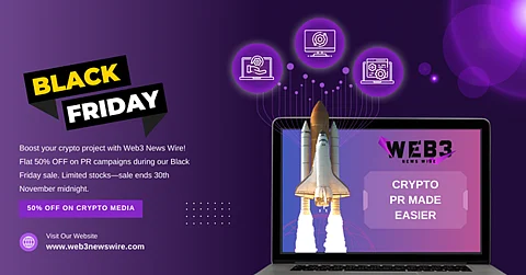 Web3 News Wire Launches Black Friday Sale