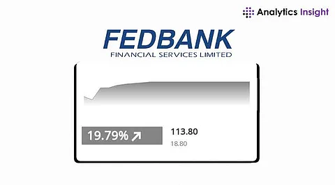Fedbank Financial Services Share Price Surges 19.79%, Trading at Rs, 113
