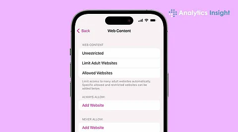Set up Parental Control on iPhone