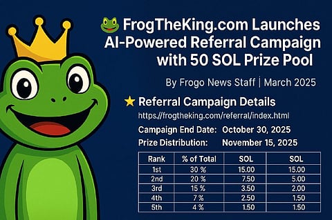 Frog The King: The Revolution of Blockchain, AI, and Decentralization