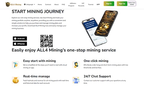 ALL4 Mining: Best Free Dogecoin (DOGE) Bitcoin (BTC) Cloud Mining Service Provider Regulated in the UK