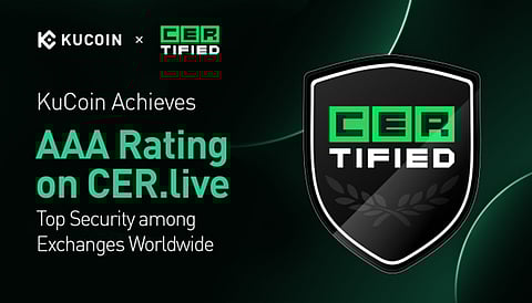 KuCoin Achieves AAA Rating on CER.live, Solidifying Position as a Top Secure Cryptocurrency Exchange.png
